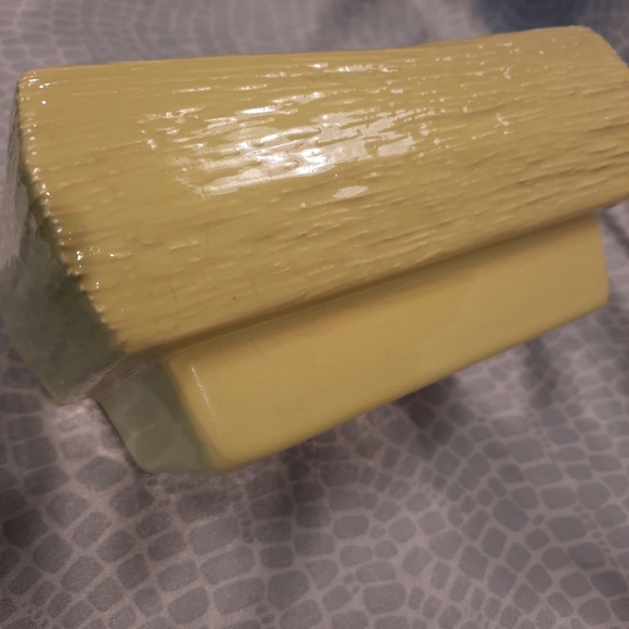 Vtg Miramar Of California Lime/Chartreuse Textured Pottery Planter 1954 #210 - Picture 9 of 9